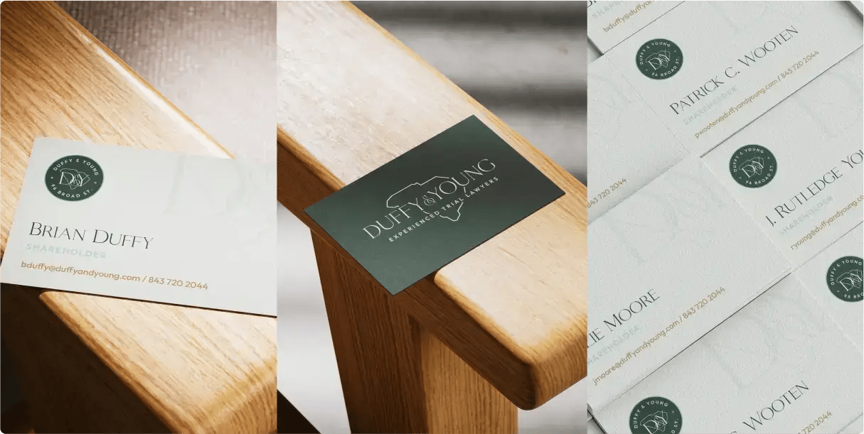 Duffy & Young Business Cards