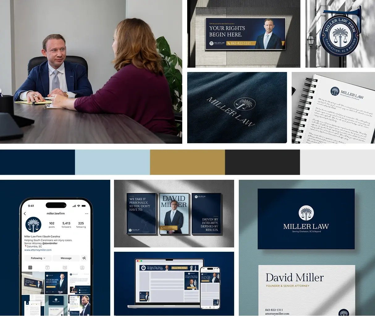 Miller Law Firm Brand Identity