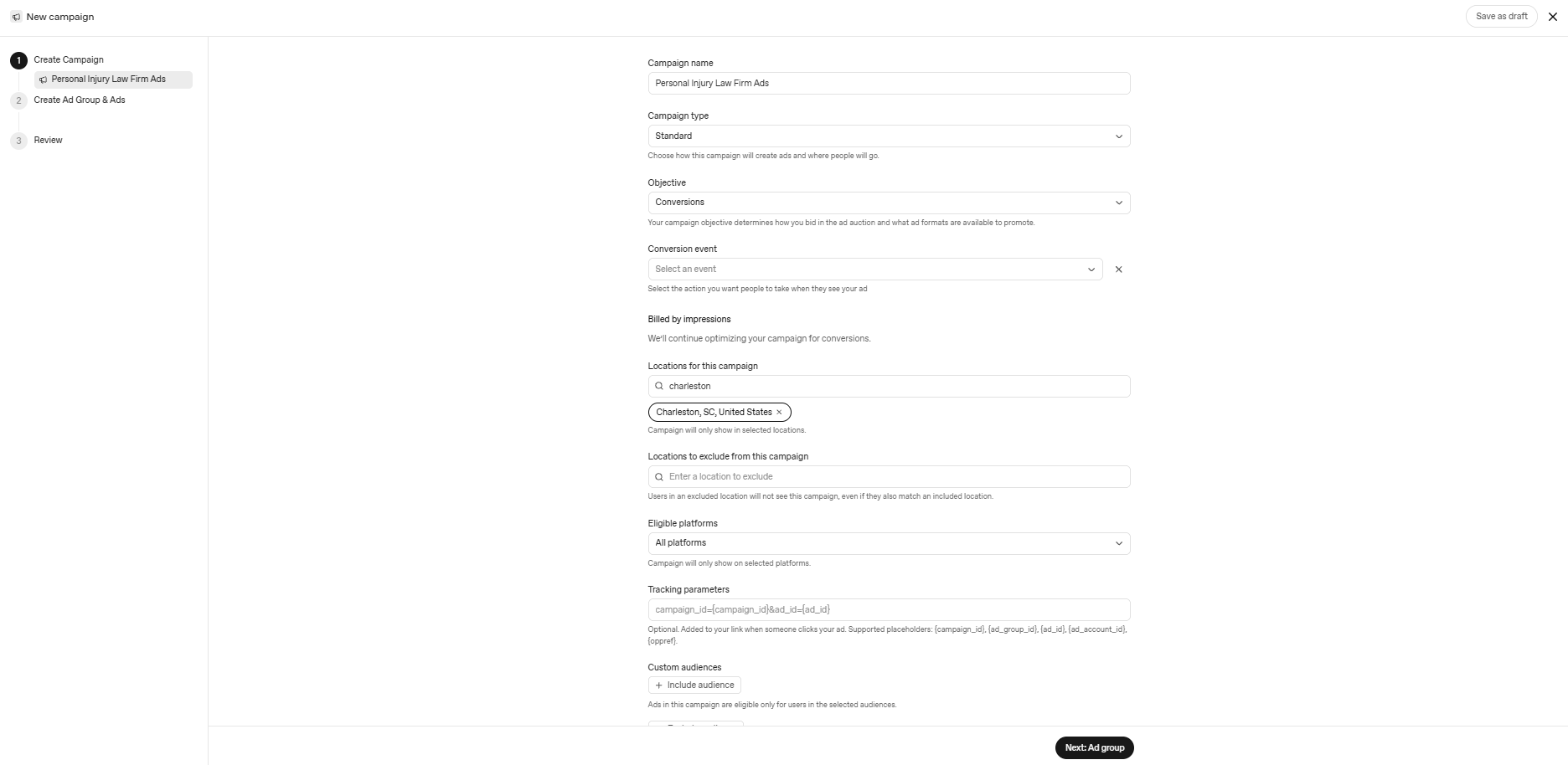OpenAI Ads - Campaign Setup Sample