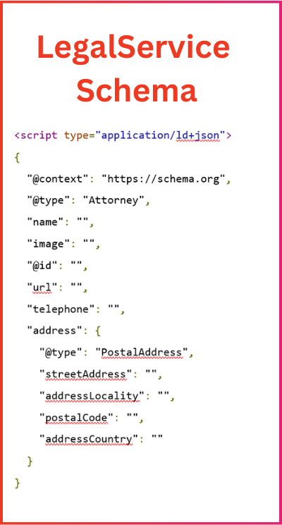 LegalService Schema Markup