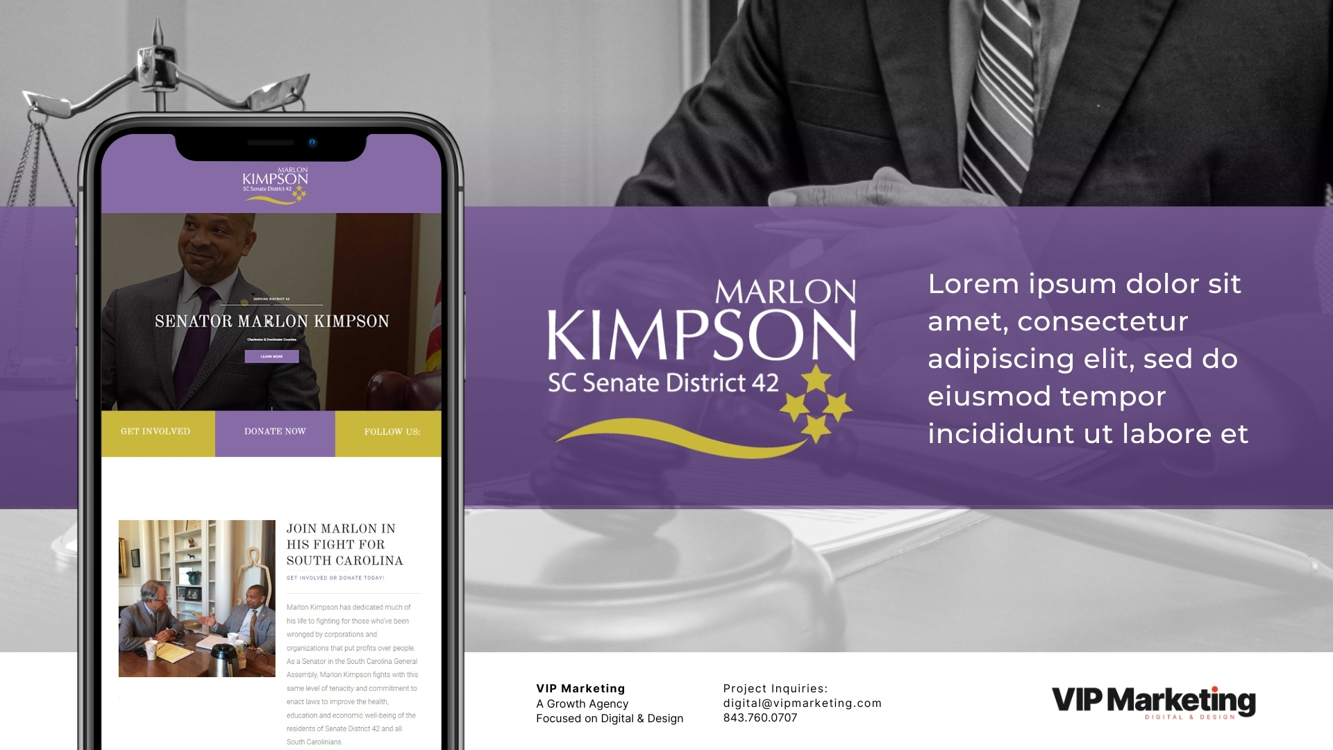 Malron Kimpson Website design